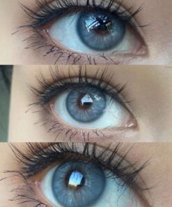 1 Pair Of New Tricolor Contact Lenses, 14.5mm, With A Moisture Content Of 40%