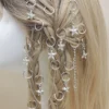 SHEIN 22pcs Star & Starfish Charm Hair Ring Boho,Y2k Hair Clips