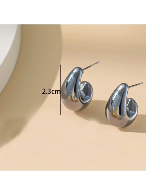 SHEIN 3PCS Fashion Water Drop Earrings Set - Image 3