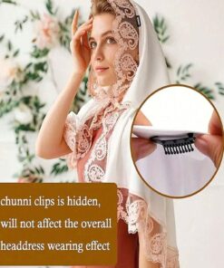 shein 3pcs Stainless Steel Clip Set For Fixing Hats