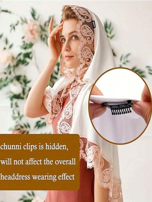 shein 3pcs Stainless Steel Clip Set For Fixing Hats