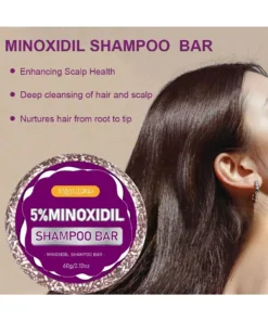 60g 5% Minoxidil Shampoo Bar, Deep Cleansing Of Hair And Scalp