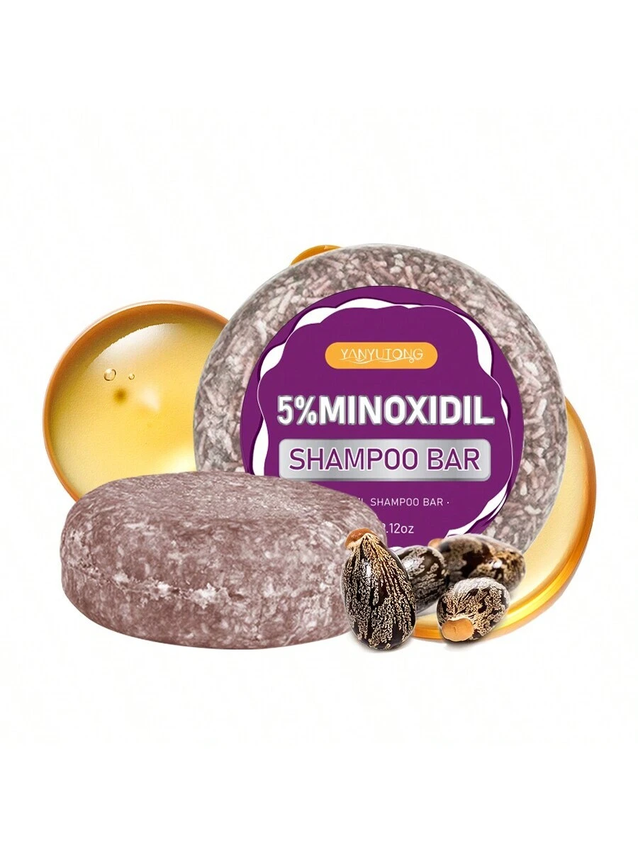 SHEIN 60g 5% Minoxidil Shampoo Bar Deep Cleansing Of Hair And Scalp Hair Shampoo & Conditioner - Image 5