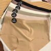 6PCS Seamless Comfortable Briefs, Solid Color, Seamless Sexy Panties