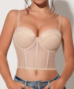 SHEIN Black Sexy Women's Underwear Small Breast Push Up
