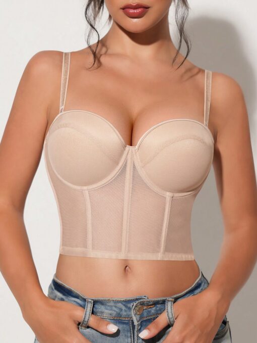 SHEIN Black Sexy Women's Underwear Small Breast Push Up