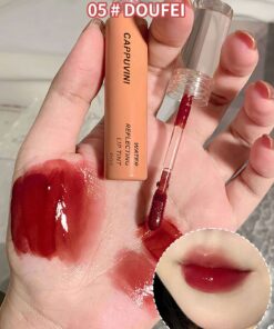 SHEIN Cappuvini Water Mirror Lip Gloss,Moisturizing Long