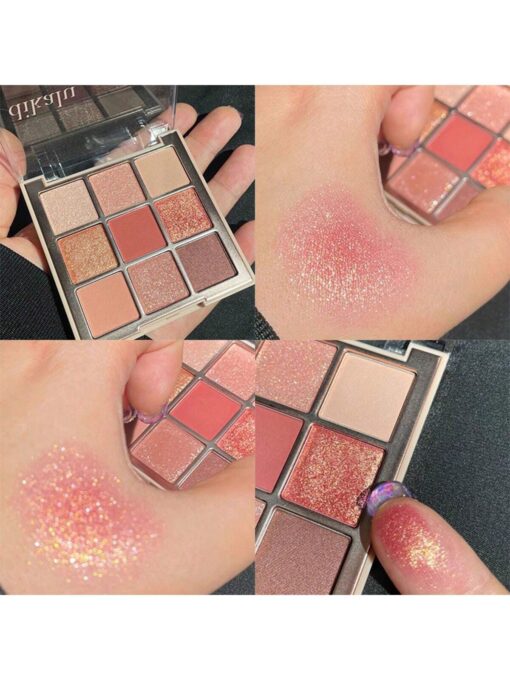 SHEIN DIKALU 9-Color Eyeshadow Palette - Image 3