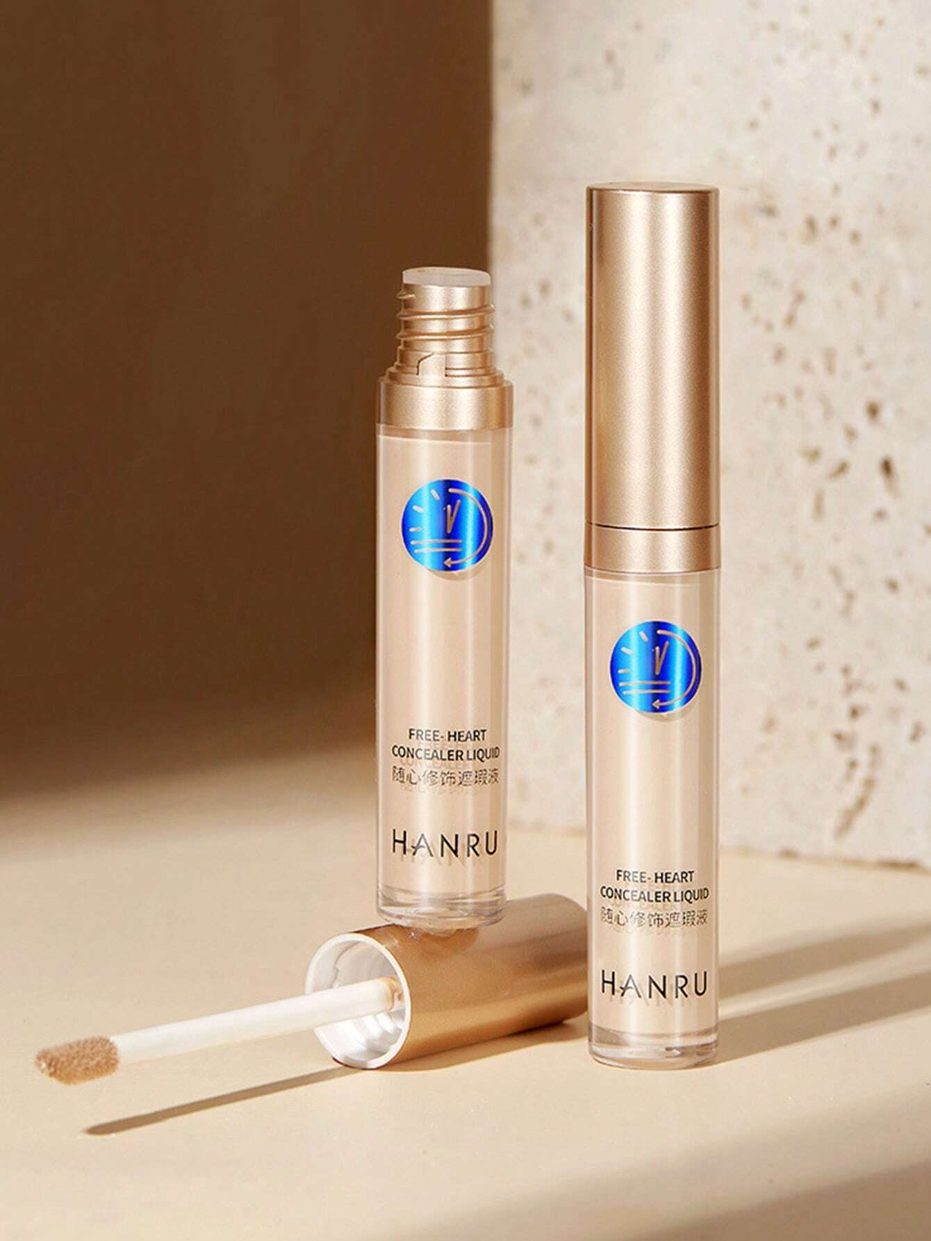 HANRU Liquid Concealer,Long-Lasting Liquid Concealer, Even Skin Tone