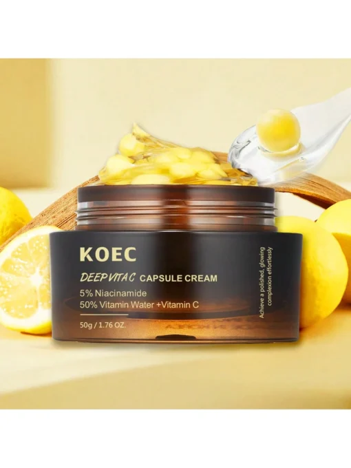 KOEC Deep Vitamin C Capsule Face Cream , Deep Nourish Face Moisturizer
