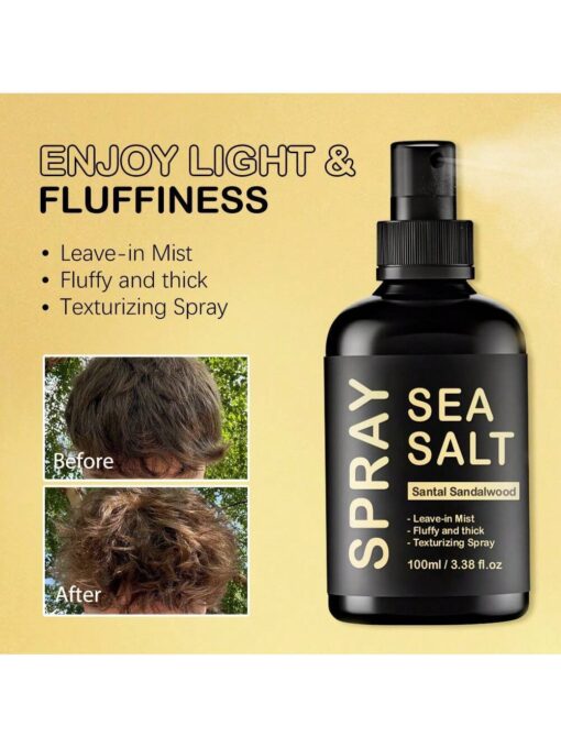 shein KOEC Salt Hair Spray for Volume Natural Sea Salt Hair Spray - Image 2