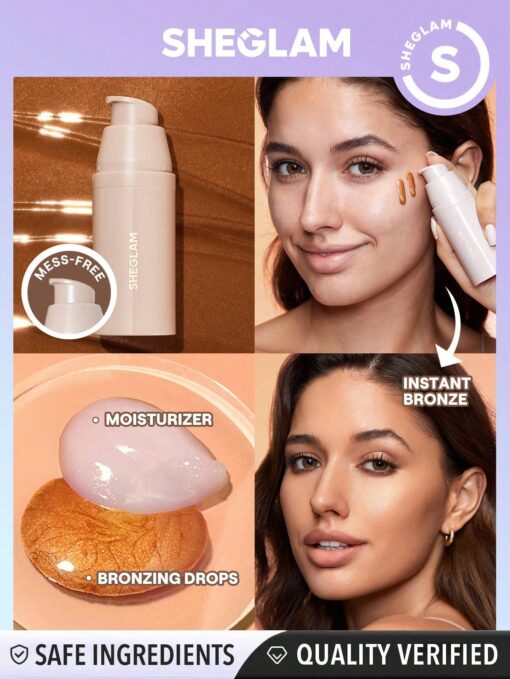SHEGLAM Glo Hero Bronzing Drops Valentine's Day Decor Love