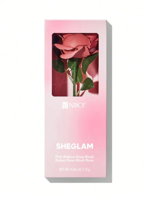 SHEGLAM Pink Ribbon Rose Blush Powder Blush Rose Waterproof - Image 5