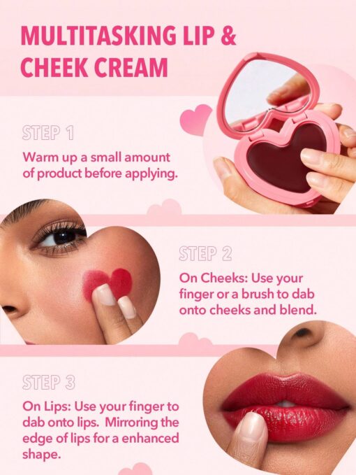 SHEGLAM 1pcs Playing Cupid Cream Blush-Delight - Image 3