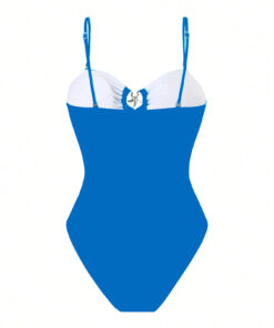 SHEIN Swim SXY Strapless Bodysuit Swimsuit With Detachable Straps