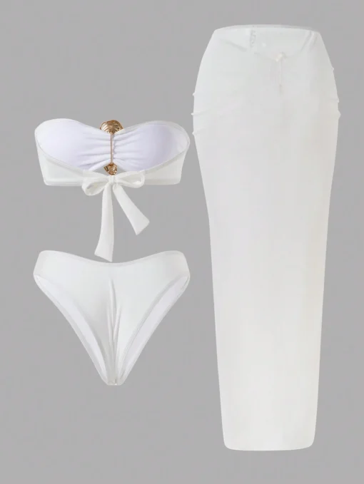 SHEIN Swim Oasis 3 Piece Beach Outfit Set - Image 2