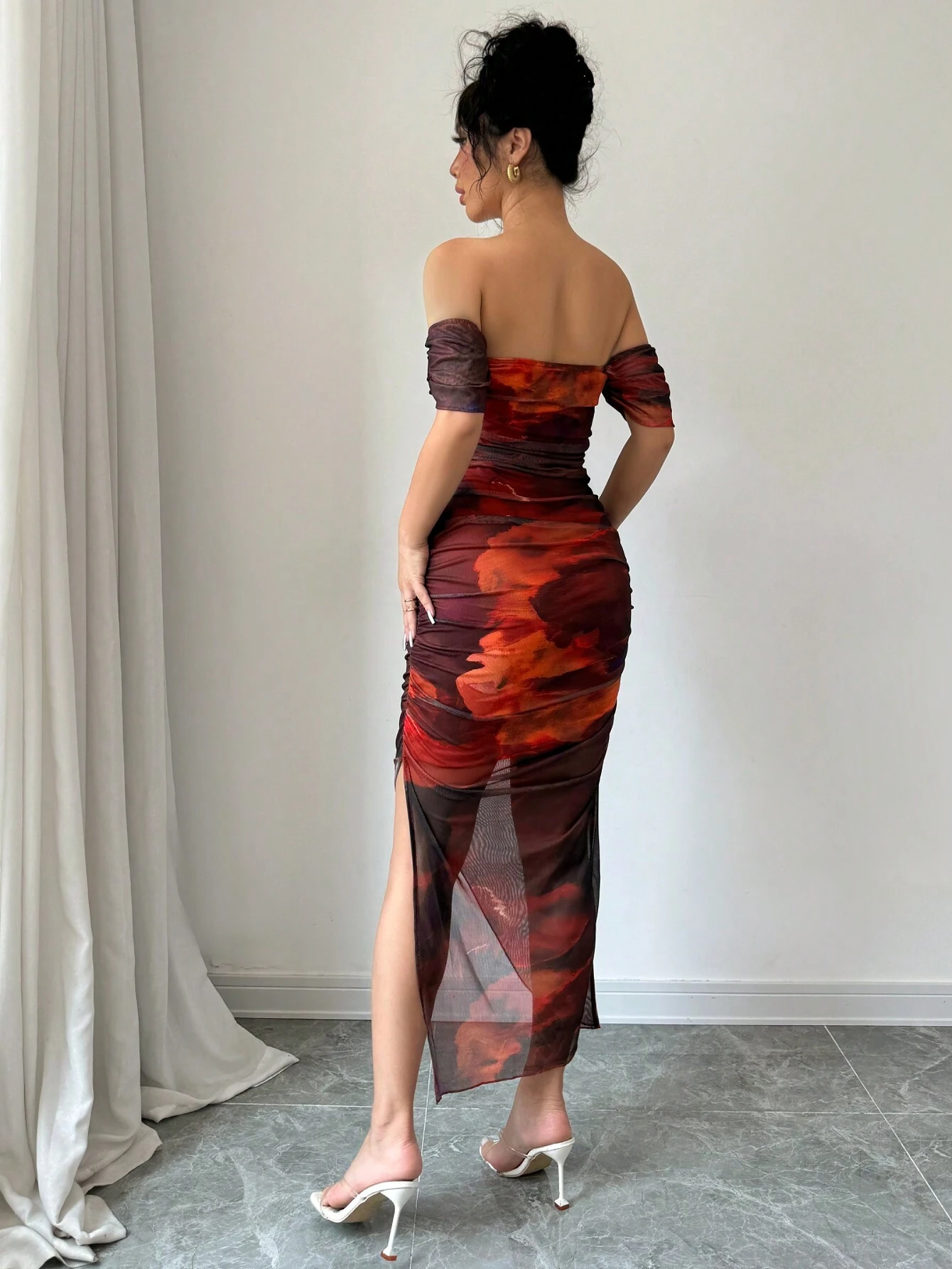 SHEIN X Garcia Sisters Elenzga Women's Luxury Evening Dress - Image 2