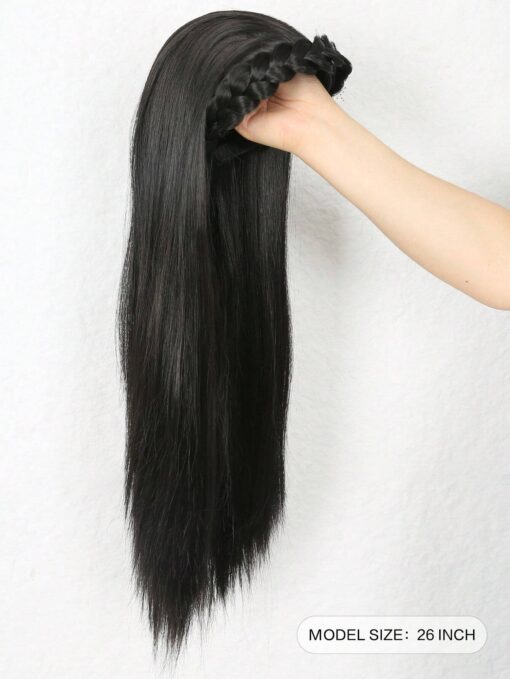 SHEIN Synthetic Hair Band With Long Wavy Extensions With Twisted Braids - Image 2