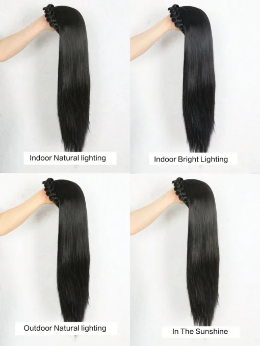 SHEIN Synthetic Hair Band With Long Wavy Extensions With Twisted Braids - Image 5