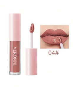 VERONNI Waterproof Long-lasting Matte Lip Gloss 04 Non-Stick Cup Lip Cream