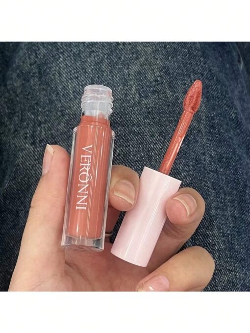 SHEIN VERONNI Waterproof Long-lasting Matte Lip Gloss 04 Non-Stick Cup Lip Cream - Image 4
