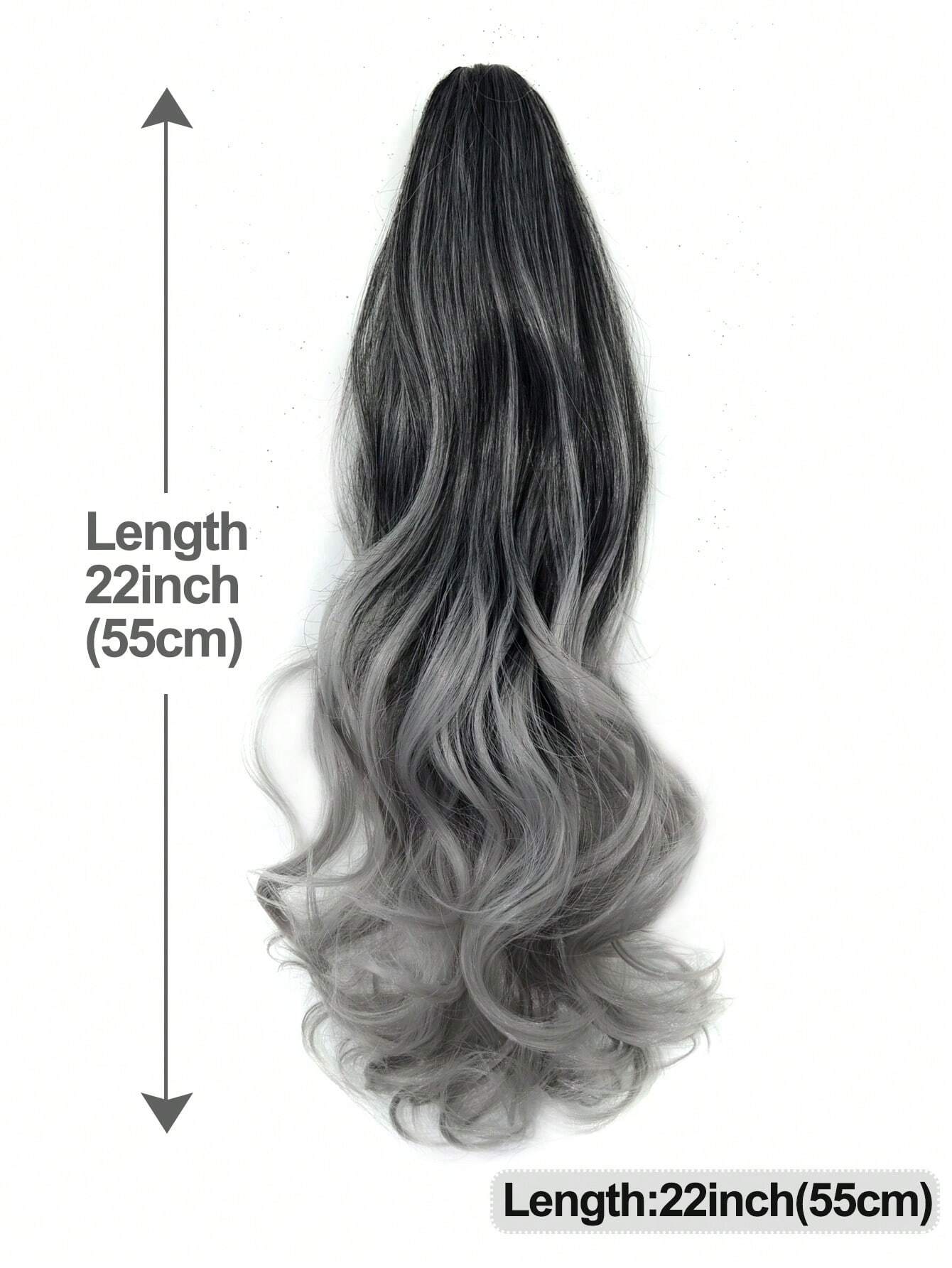 SHEIN amir hair 22Inch Synthetic Long Curly Ponytail Hair Extension - Image 2