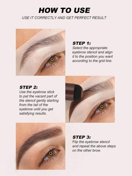 SHEIN Eyebrow Powder & Eyebrow Brush Gray Black #06 - Image 4