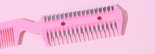 SHEIN 1pc Double Edged Razor Comb With Blades Hair - Image 4