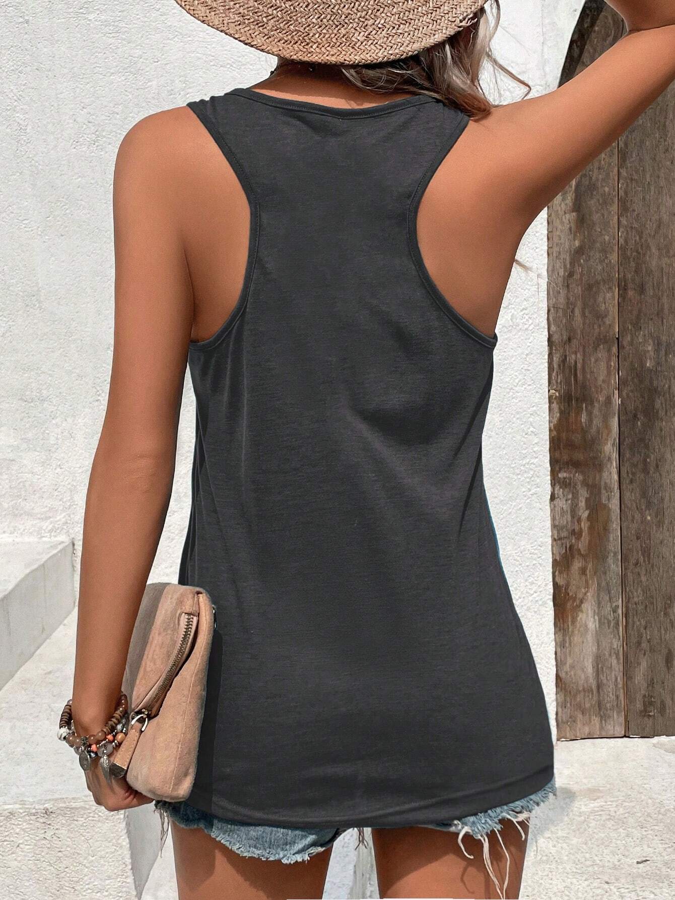 SHEIN INAWLY Sunglasses & Casual Tank Top - Image 2