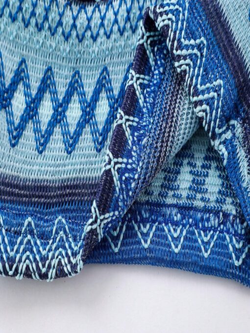 SHEIN ICON Geo Print Twist Front Tube Crop Women Top - Image 3