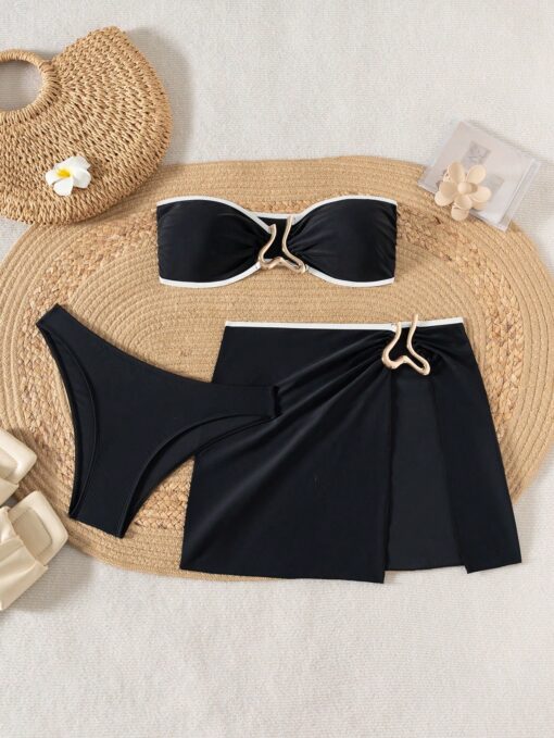 SHEIN Swim SXY 3pcs/Set Women's Springbreak Beachwear - Image 4