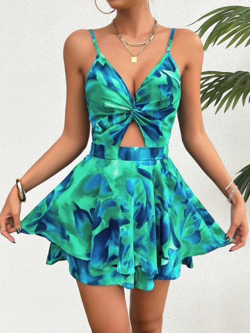 SHEIN Breezaya Women's Summer Tie Dye Romper - Image 3