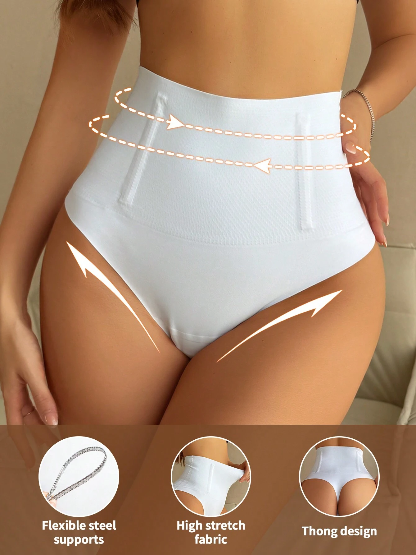 SHEIN Ladies Seamless Shapewear Bottom Body Sculpting Briefs, Sexy