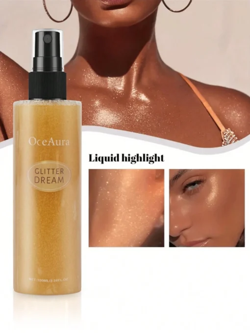 MSFLIBNH 1 Bottle Of 80/100ml Body Glitter Spray