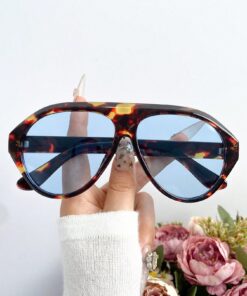 SHEIN New Retro Extra Large Frame Wraparound Fashion Glasses