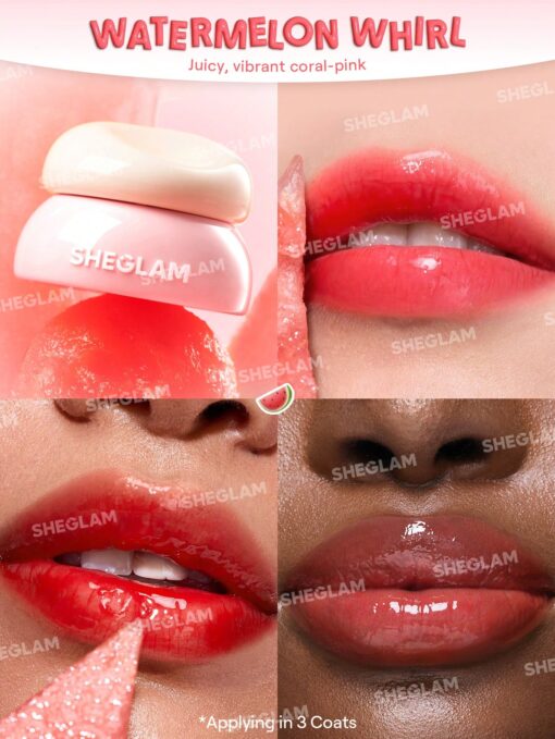 SHEGLAM Hydra Jelly Pocket Lip Jam-Watermelon Whirl - Image 2