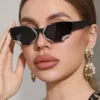 SHEIN 1 Pair Unisex Fashionable Retro Sunglasses