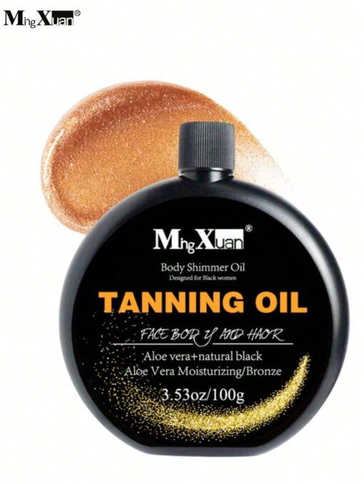 SHEIN 3.38 Fl Oz / 100ml Sunless Tanning Oil, No Sunlight Natural Tan, Indoor Tanning - Image 2