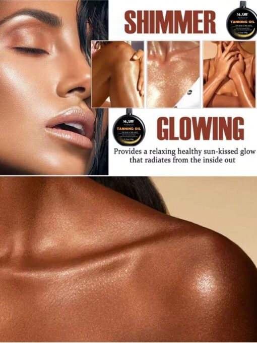 SHEIN 3.38 Fl Oz / 100ml Sunless Tanning Oil, No Sunlight Natural Tan, Indoor Tanning - Image 3