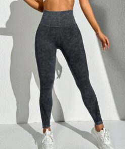 SHEIN Seamluxe SHEIN Sport High Waisted Seamless Tie-Dye Yoga Legging