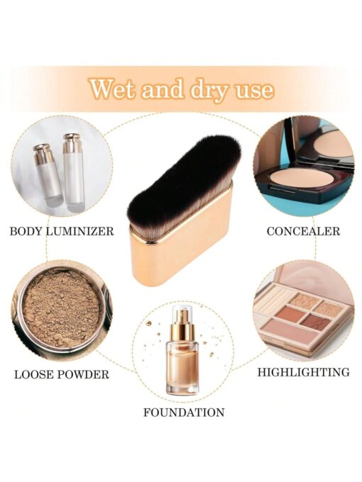 SHEIN Self Tan Brush Soft Body Makeup Brush Portable Self Tanning Brush - Image 4