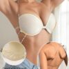 SHEIN Sexy Invisible Shoulder Strap Bra Backless Transparent Strap Push Up Bra