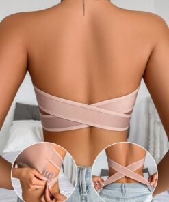SHEIN Sexy Minimalist Women's Underwear Invisible Bra Wireless