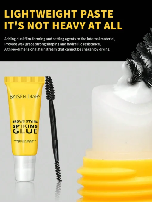 SHEIN Brow Styling Spiking Glue - Clear Eyebrow Setting Gel, Brow Fix Gel - Image 3