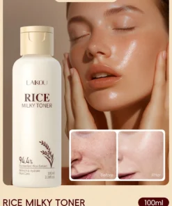 SHEIN LAIKOU 1 Pc Moisturizing LAIKOU Rice Milky Toner 100ml,Minimize Pores Hydrating Toner