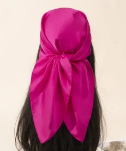 SHEIN 1pc Stylish Classic Soft Minimalist Solid Bandana
