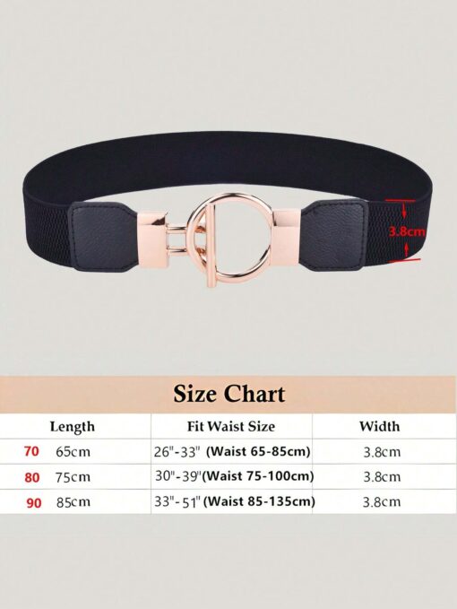 SHEIN 1pc Women Stretchy Waist Belt, Suitable For Dresses, Coats - Image 2