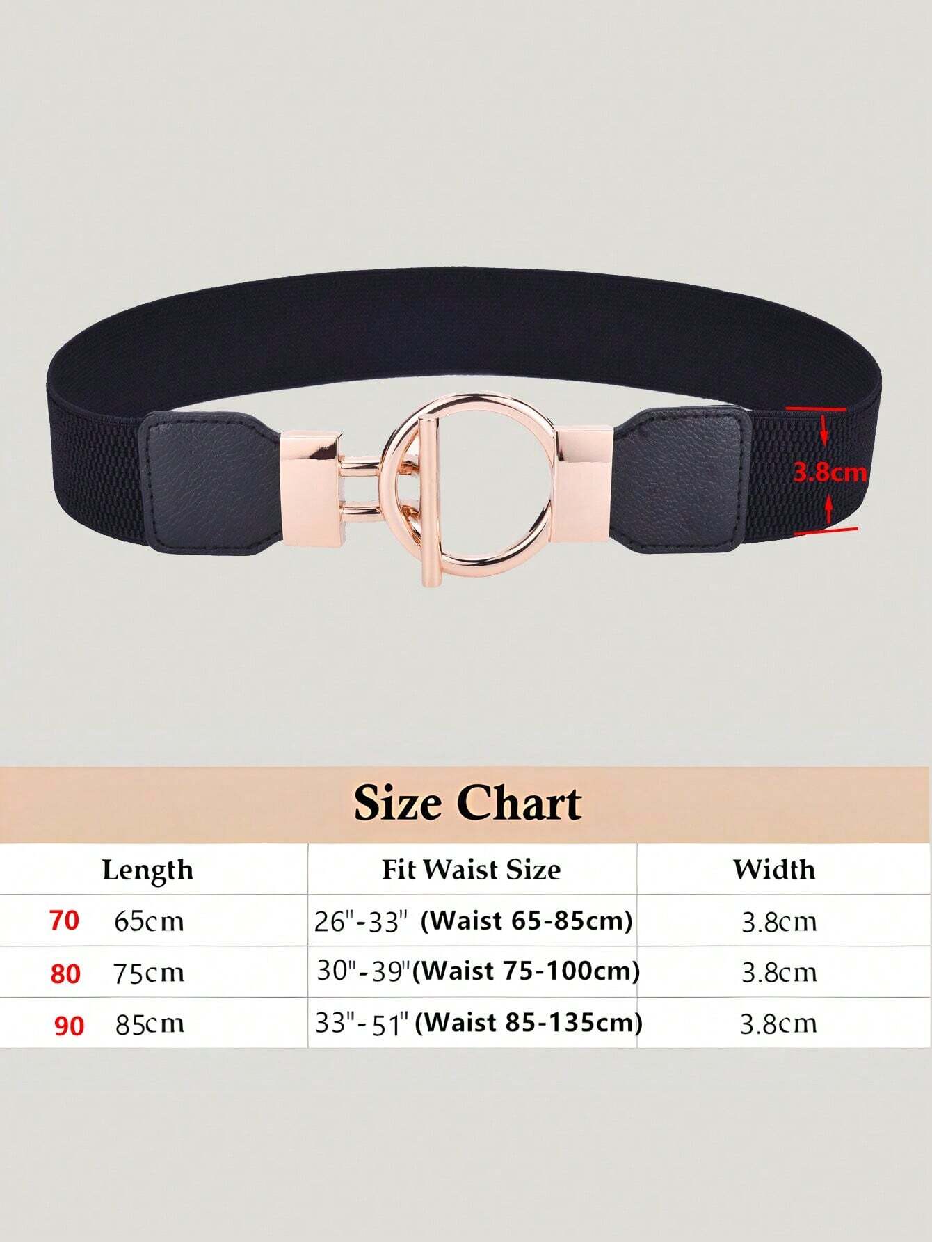 SHEIN 1pc Women Stretchy Waist Belt, Suitable For Dresses, Coats - Image 2
