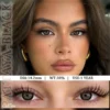 SHEIN EYESHARE 1 Pair Colored Contact Lenses For Eyes Natural Look Black Lenses