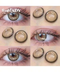 FRESH LADY Random Color Giveaway Freshlady Dawn Brown Colored Contact Lenses
